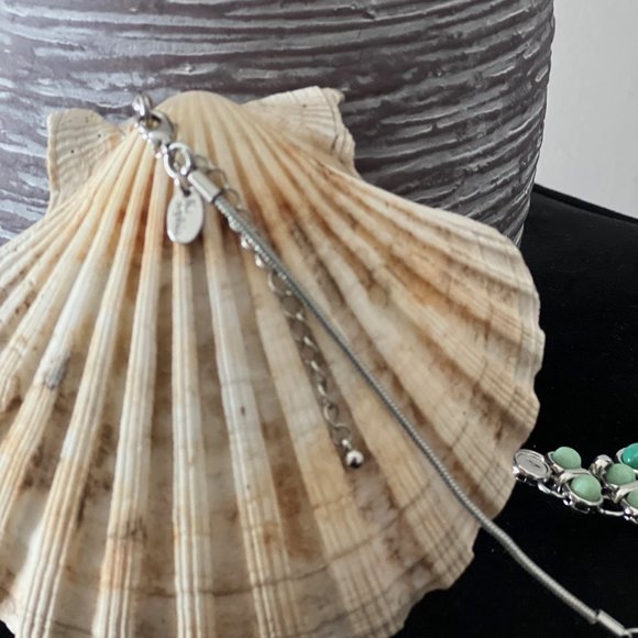 Lia Sophia green-tones necklace - Picture 2 of 2